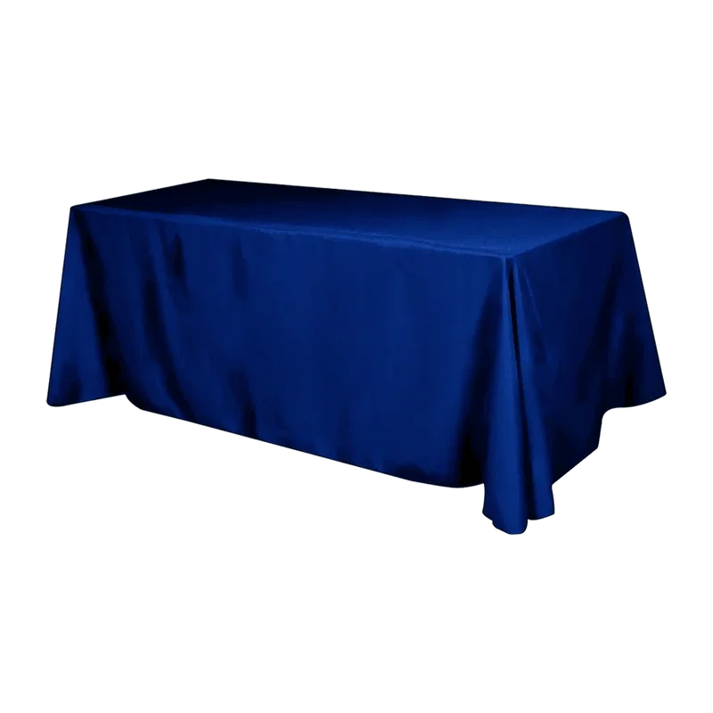Flat 4-sided Table Cover - fits 8 foot standard table: Polyester — view 7