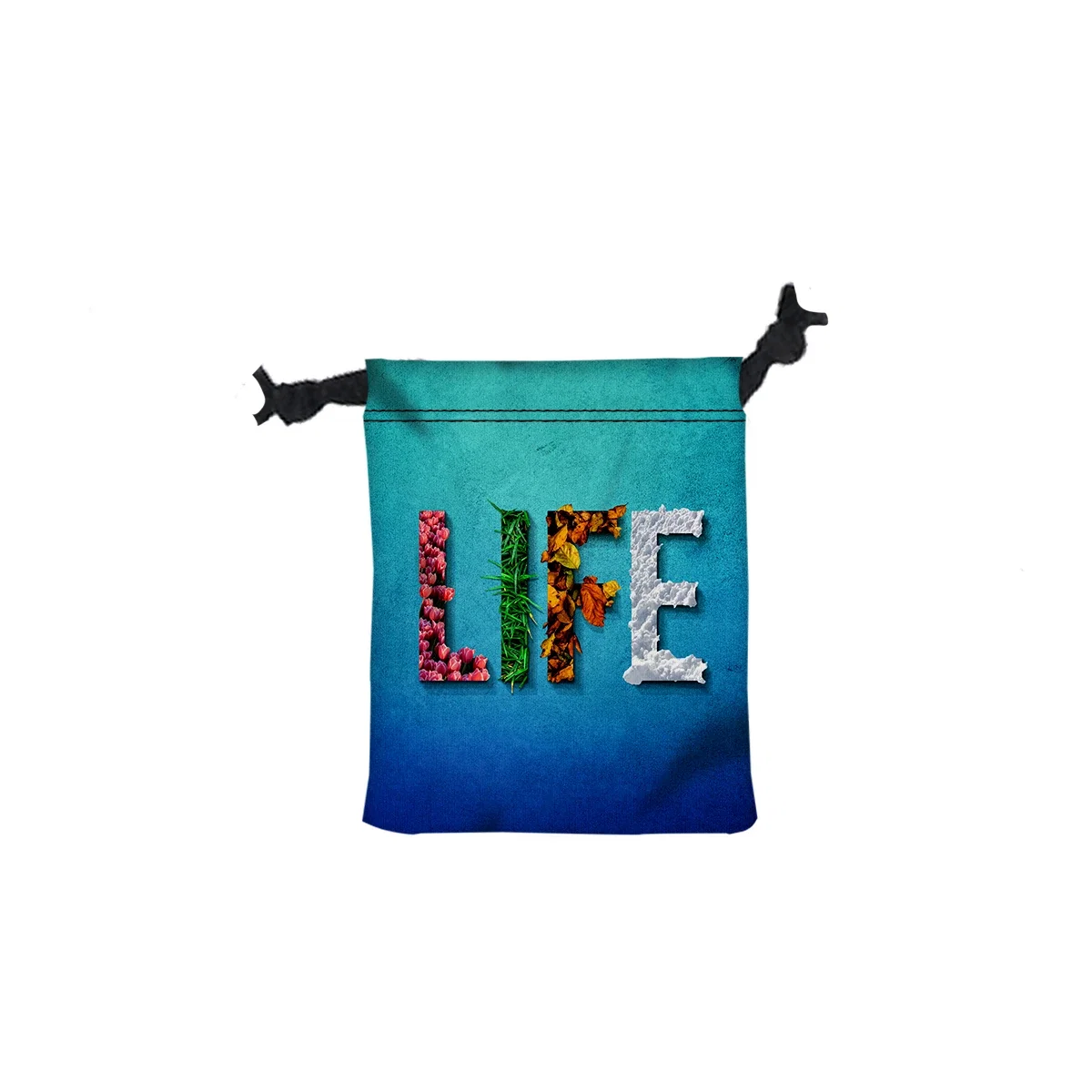 Polyester Drawstring Bag — 4 Sizes — view 3