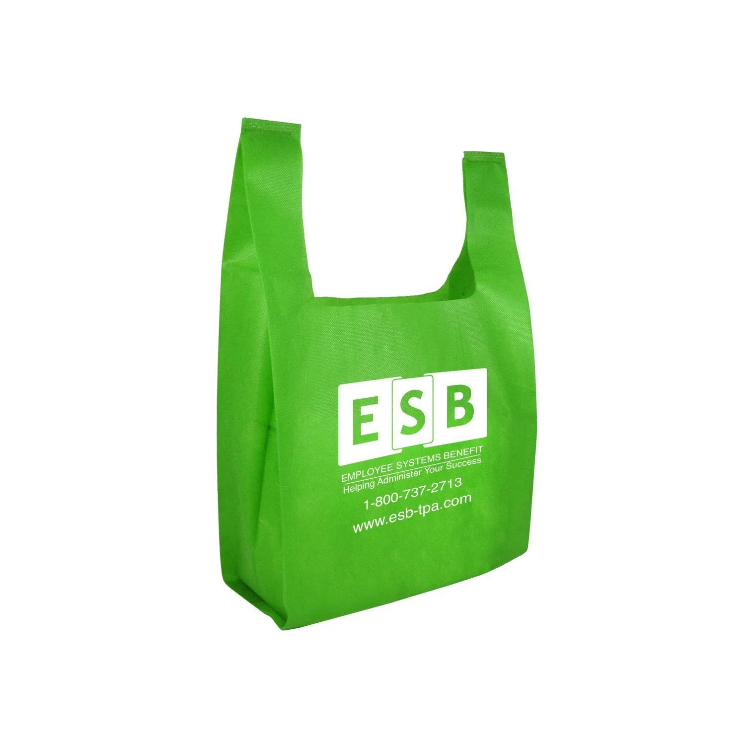 Polytex  13 X 17 X 7 Grocery Sack — Lime Green — view 2