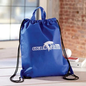 Orion Drawstring Backpack with Grab Handles, 14.5" x 17.25" 80 GSM Polypropylene, 1-Color Imprint