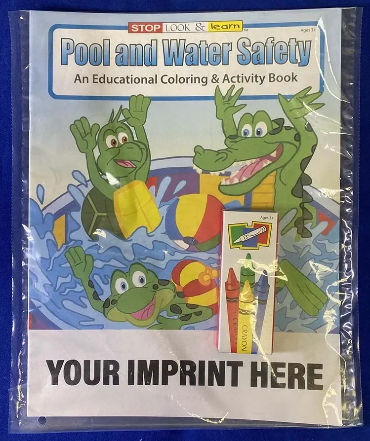 Pool and Water Safety Coloring & Activity Book — view 3