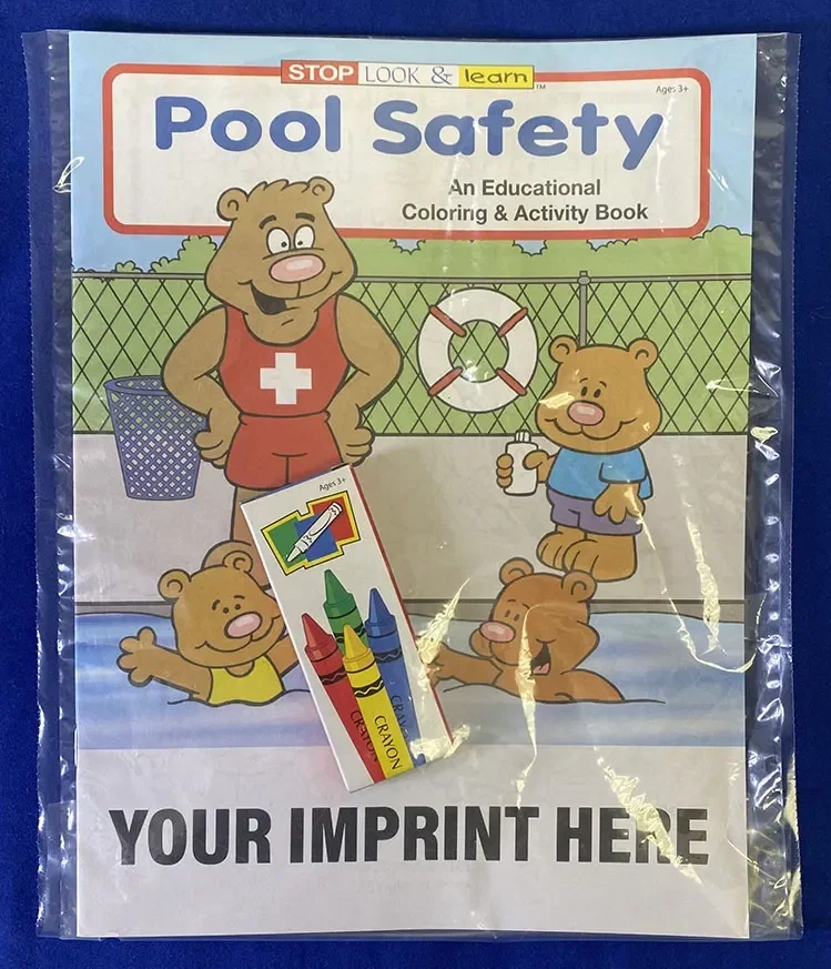 Customized Pool Safety Coloring Book — view 3