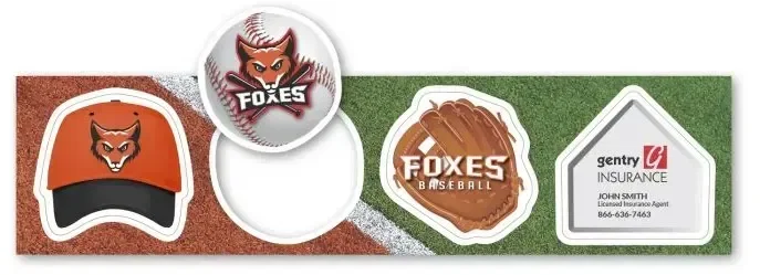Custom Printed Pop Mags Baseball