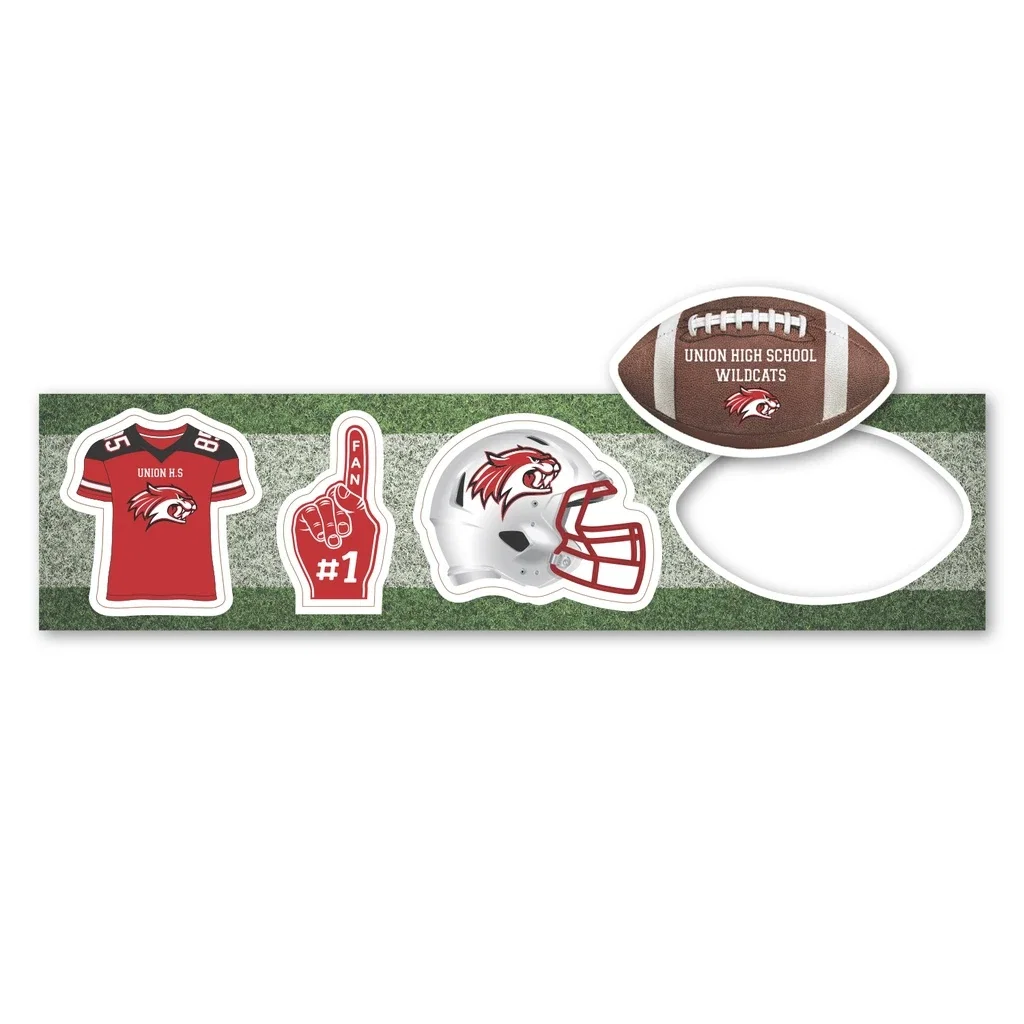 Football Pop Magnet Set of Four