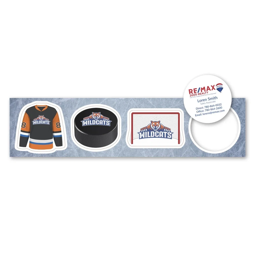 Imprinted Pop Magnets Hockey