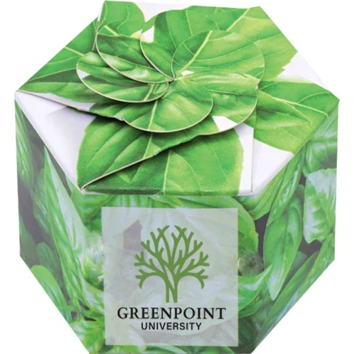 Pop-Up Seed Starter Kit container color option for garden-themed branding