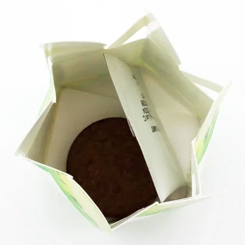 Pop-Up Seed Starter Kit expanded container ready for planting flowers or herbs