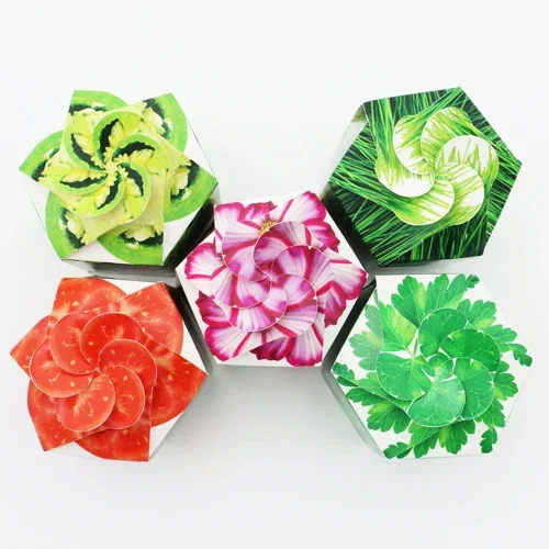 Pop-Up Seed Starter Kit color variation with full-color custom logo panel