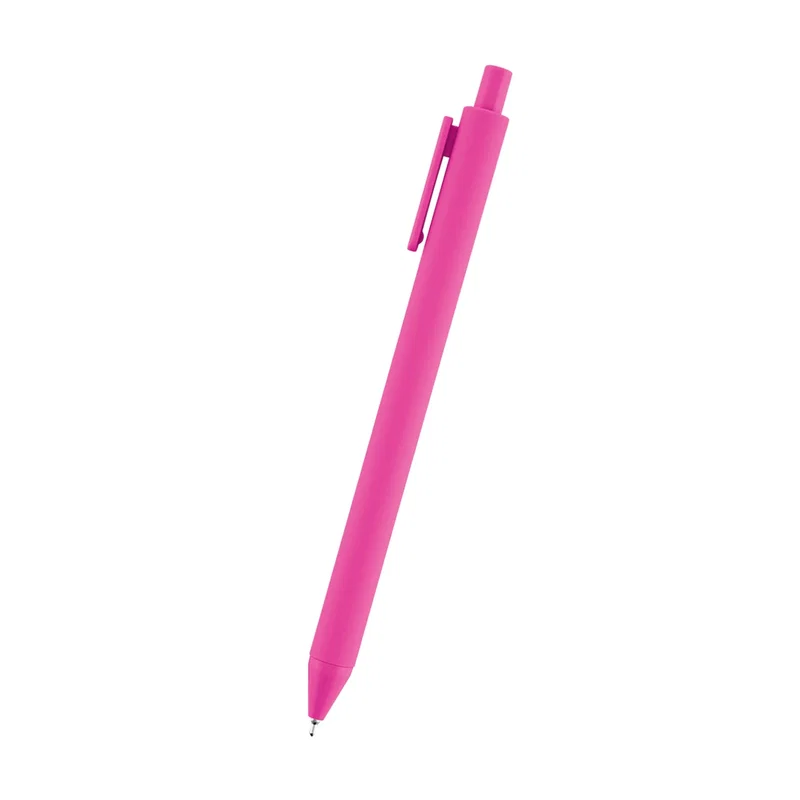Held in a writer's hand above an open planner
