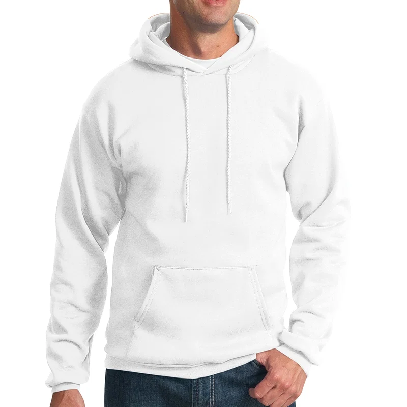 Port & Company® Essential Fleece Pullover Hooded Sweatshirt — view 2