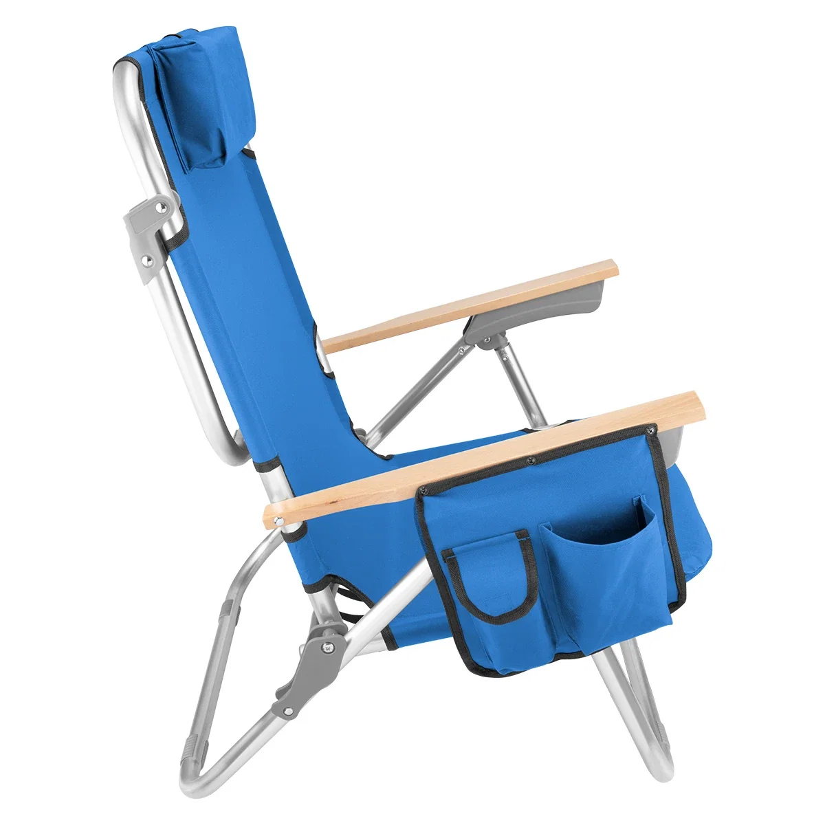 Chair folded down into its flat carry position