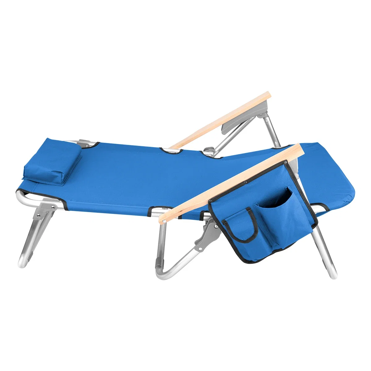 Gray version angled to reveal the reclined back