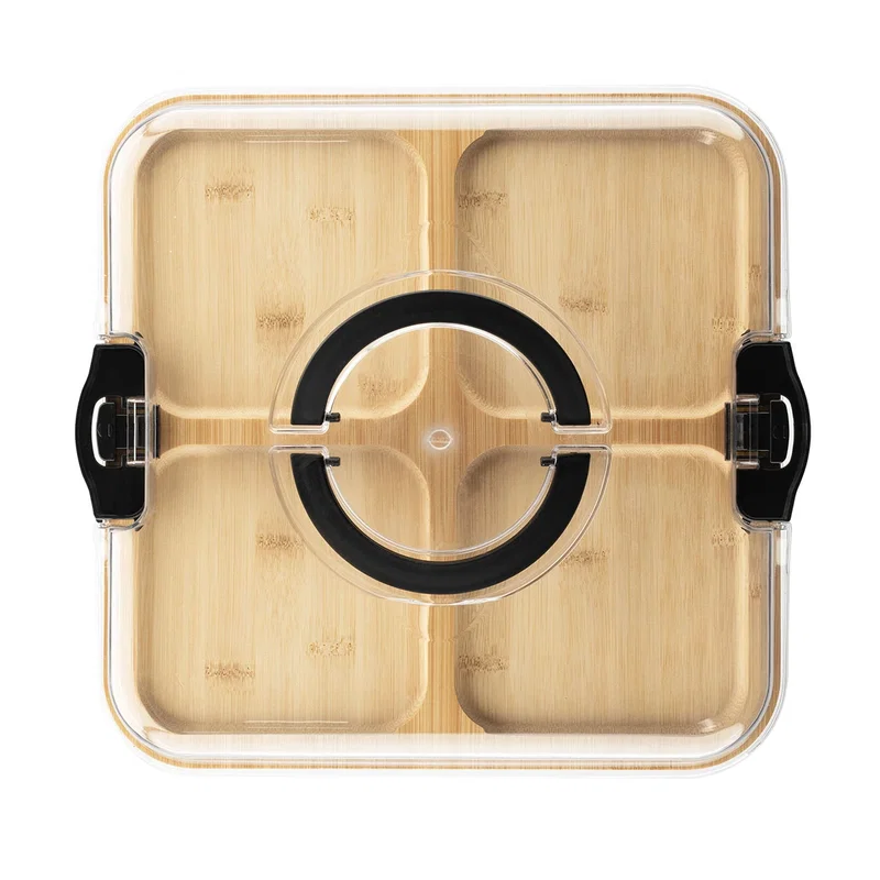 Portable Charcuterie Board With Lid — view 6