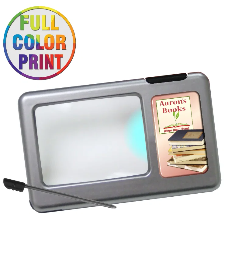 Portable LED Pocket Magnifier with Pen — view 2