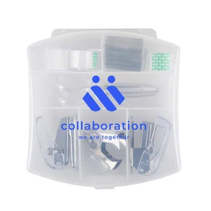 Portable Office Kit with Plastic and Metal Construction