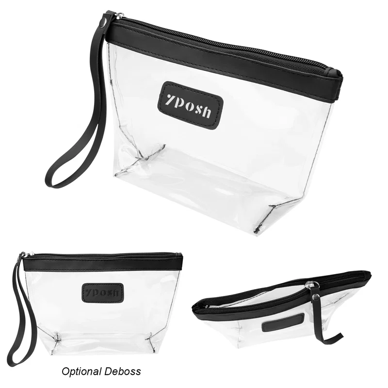 Posh Clear Wristlet Pouch — view 1