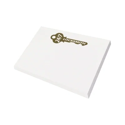 Post-it note pad holding twenty five white sheets