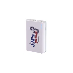 8800 mAh Power Bank with 2 USB Ports and LED Light, Full-Color Imprint