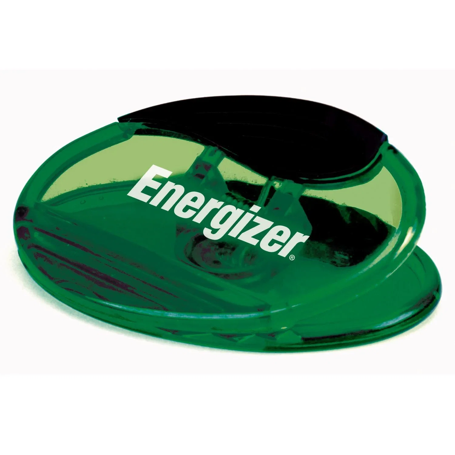 Custom Printed Power Clip Oval — Translucent Green — view 4
