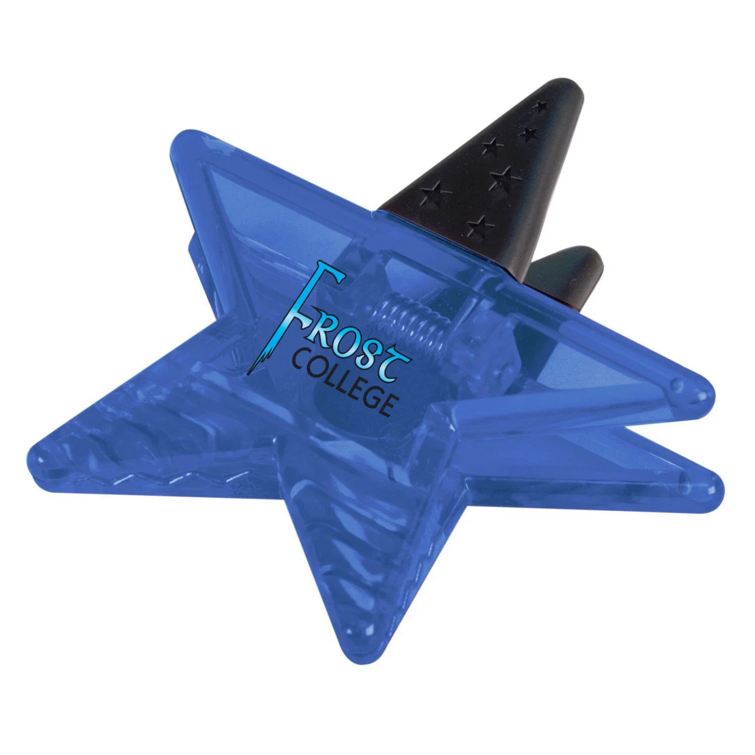 Customized Power Clip Star — Translucent Blue — view 2