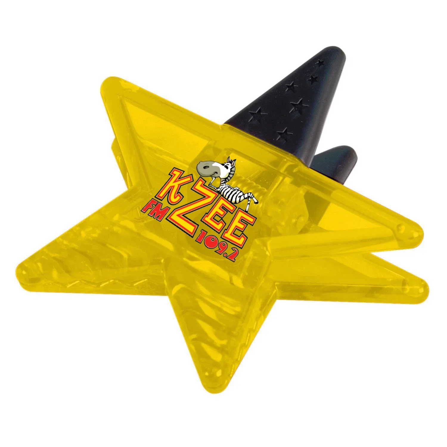 Customized Power Clip Star — Translucent Yellow — view 4