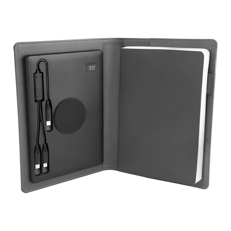 Phone charging while resting inside the open case