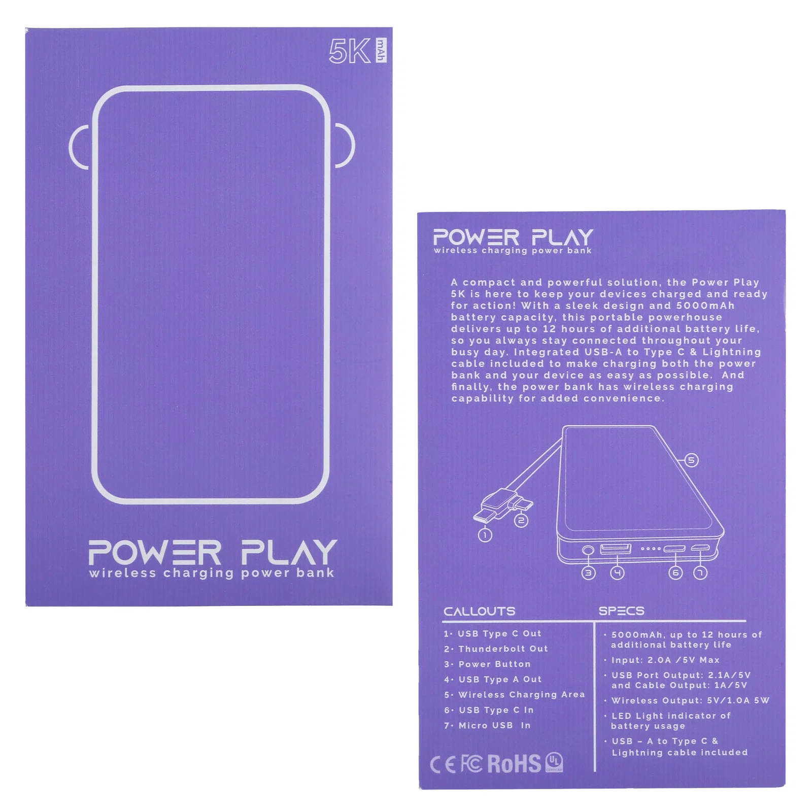 Power Play 5K Wireless Charging Power Bank — view 10