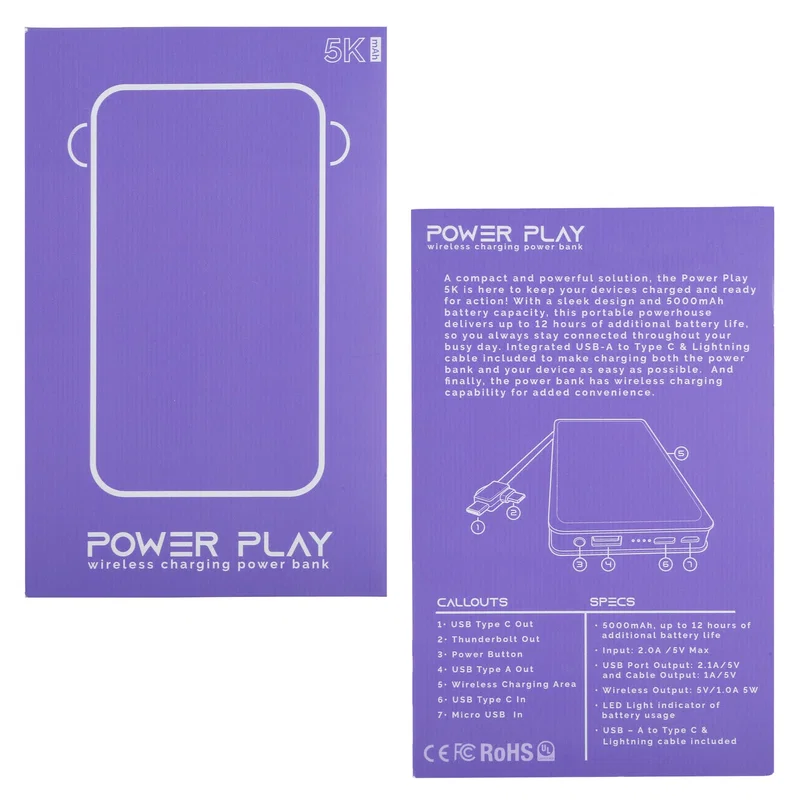 Power Play 5K Wireless Charging Power Bank — view 10