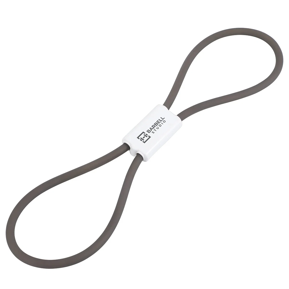 Custom Power Reach Fitness Band & Expander, front view of the branded resistance band