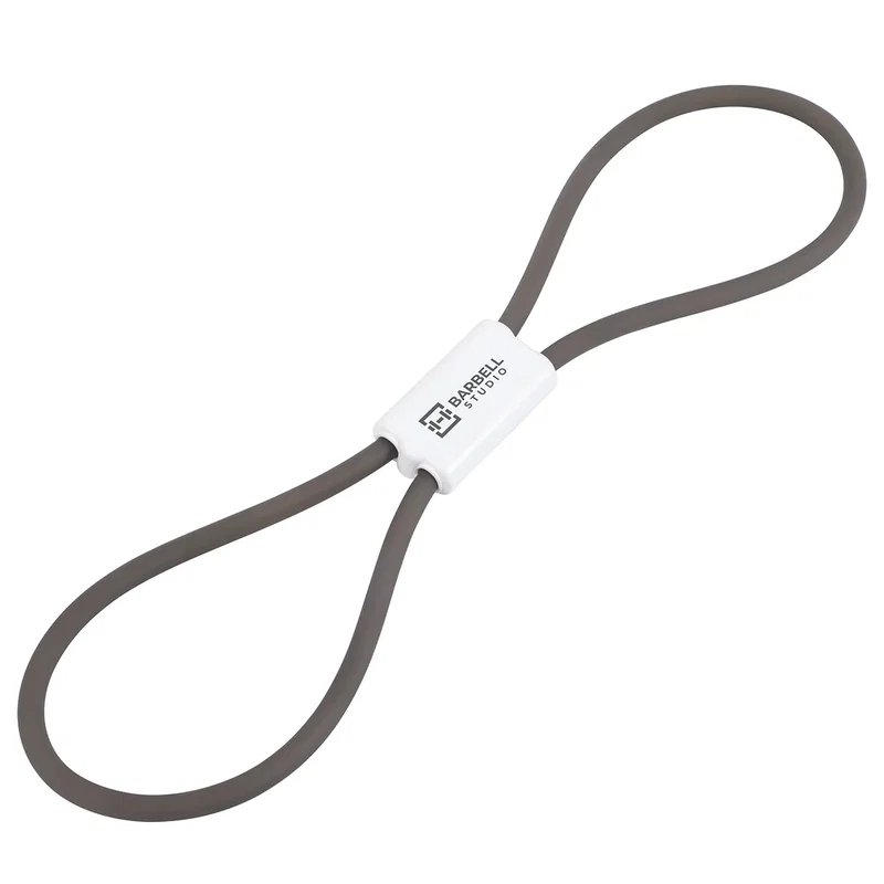 Custom Power Reach Fitness Band & Expander, front view of the branded resistance band