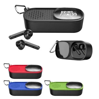 Black charging case shown closed from the front