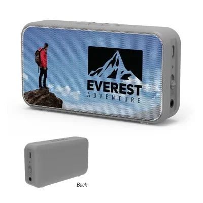 Powerstick Accento shown in white with gray accents from the front