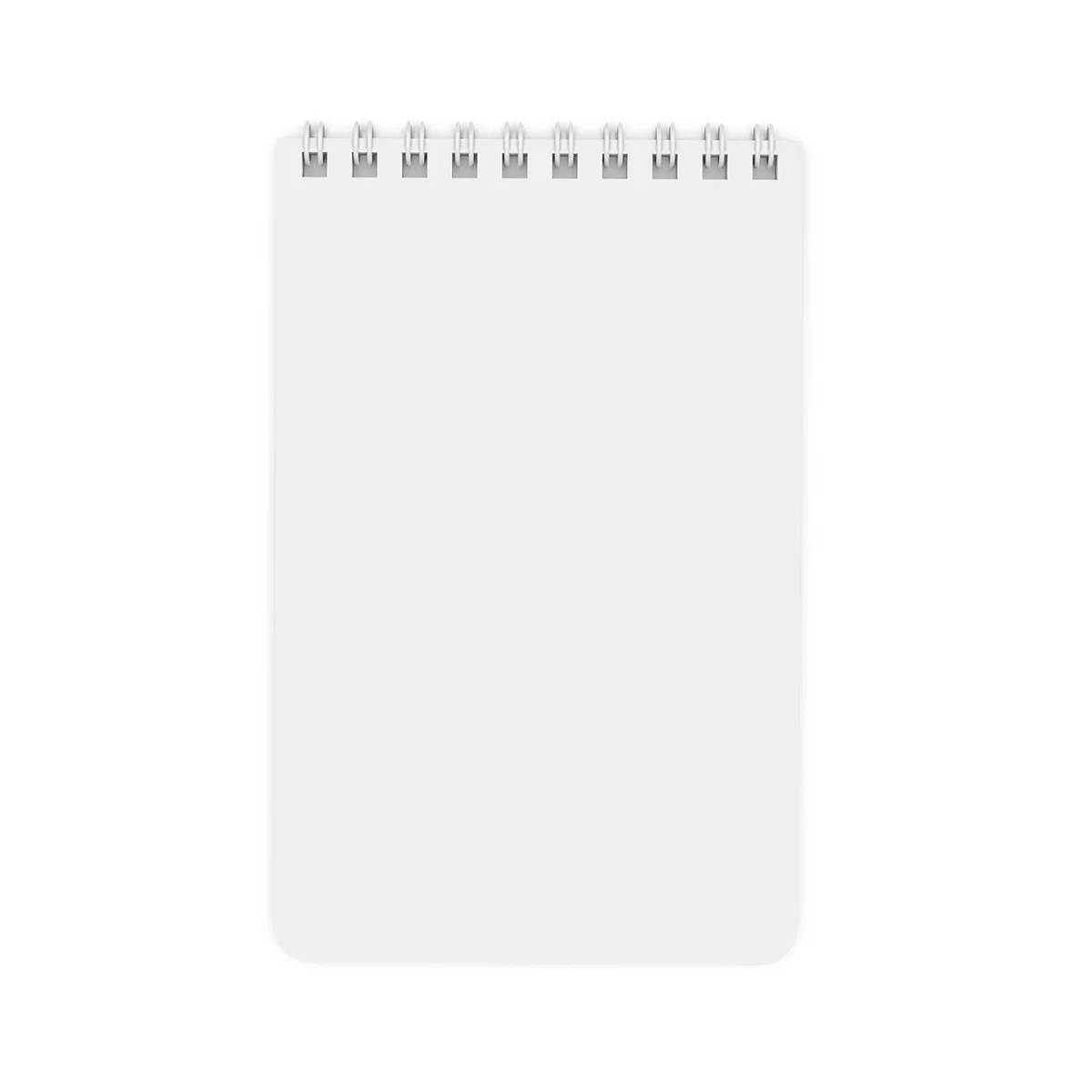 Flipped open to reveal the small writing pages inside