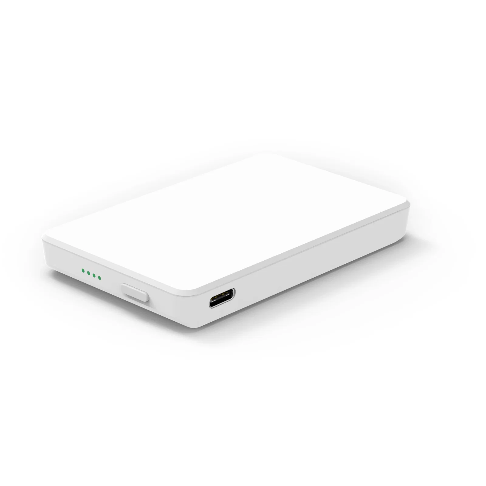 Charging ports along the edge of the unit