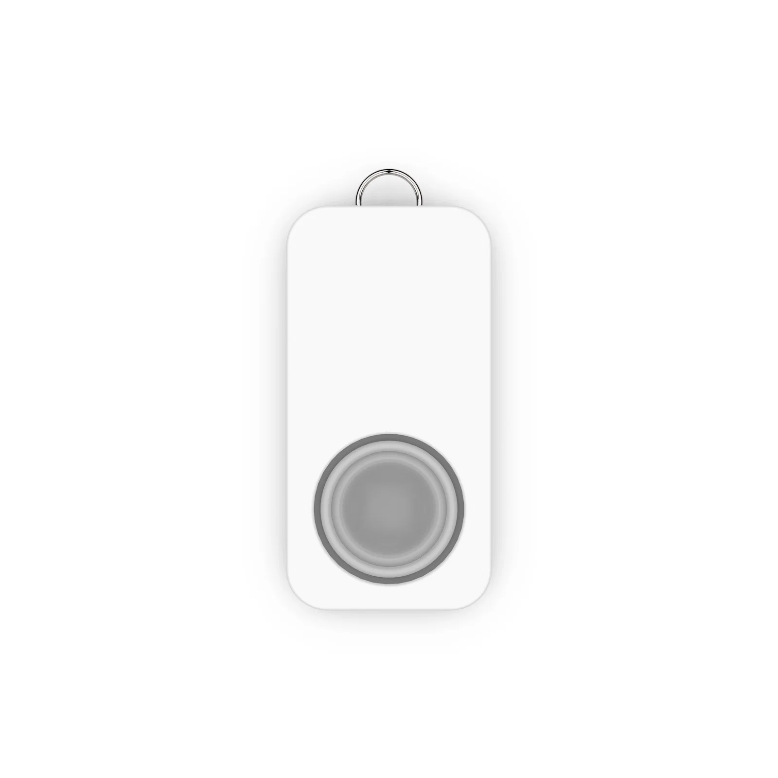 Reverse side of the tiny pocket toy shown at an angle