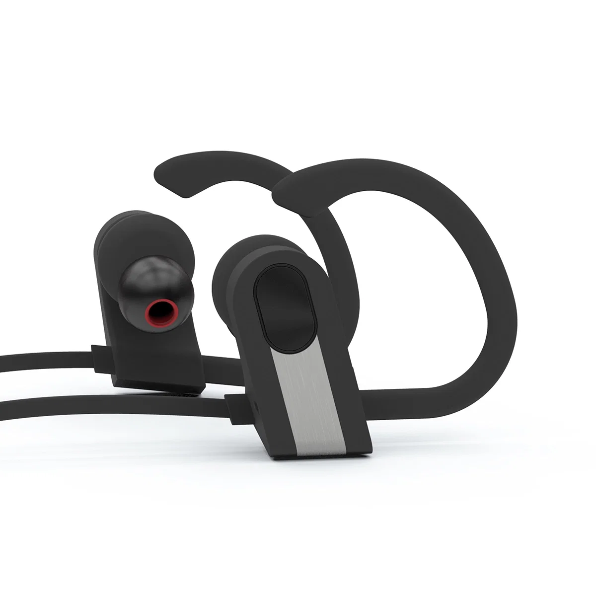 Earbuds ready for calls during the daily commute