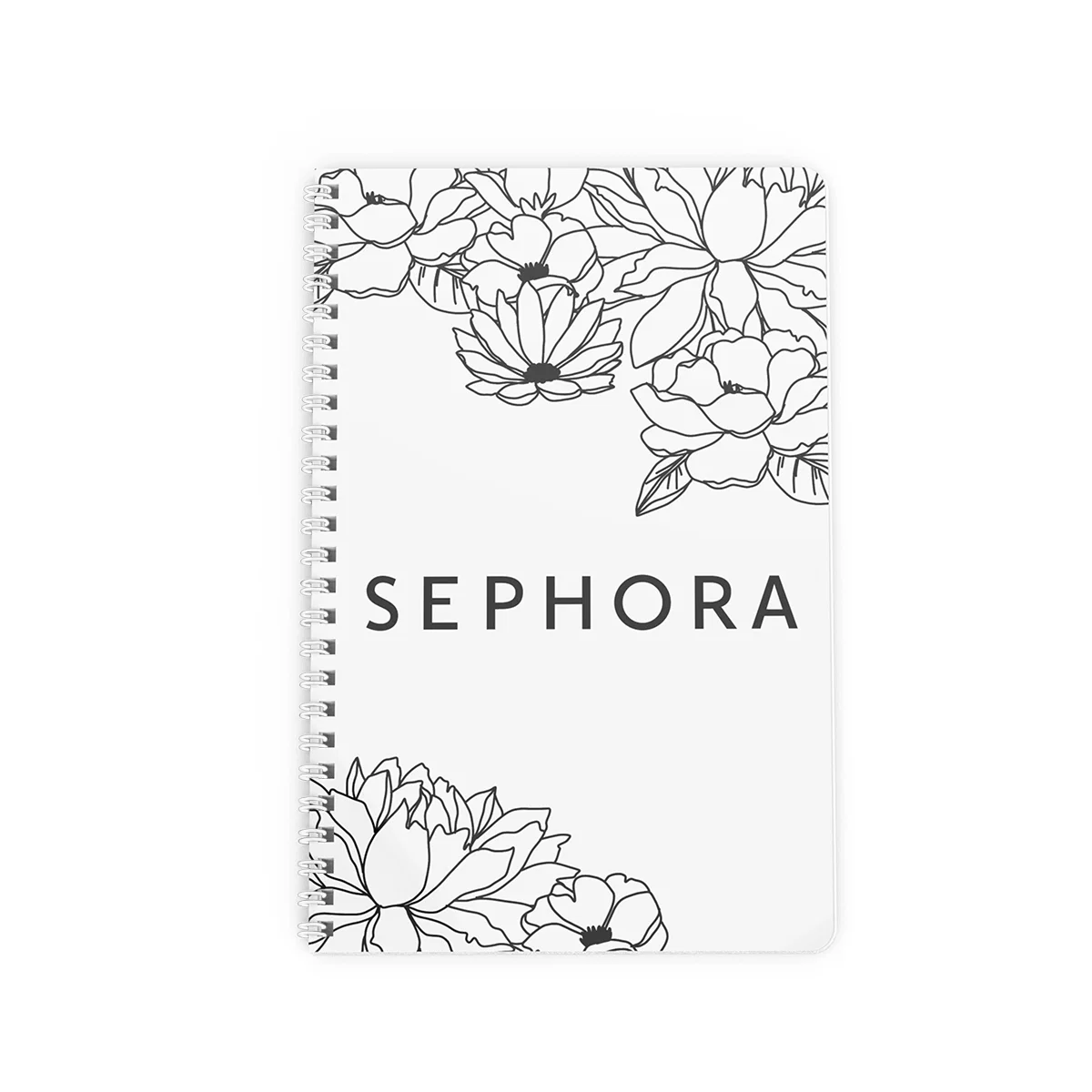 Willow side bound notebook shown closed with a blank white cover