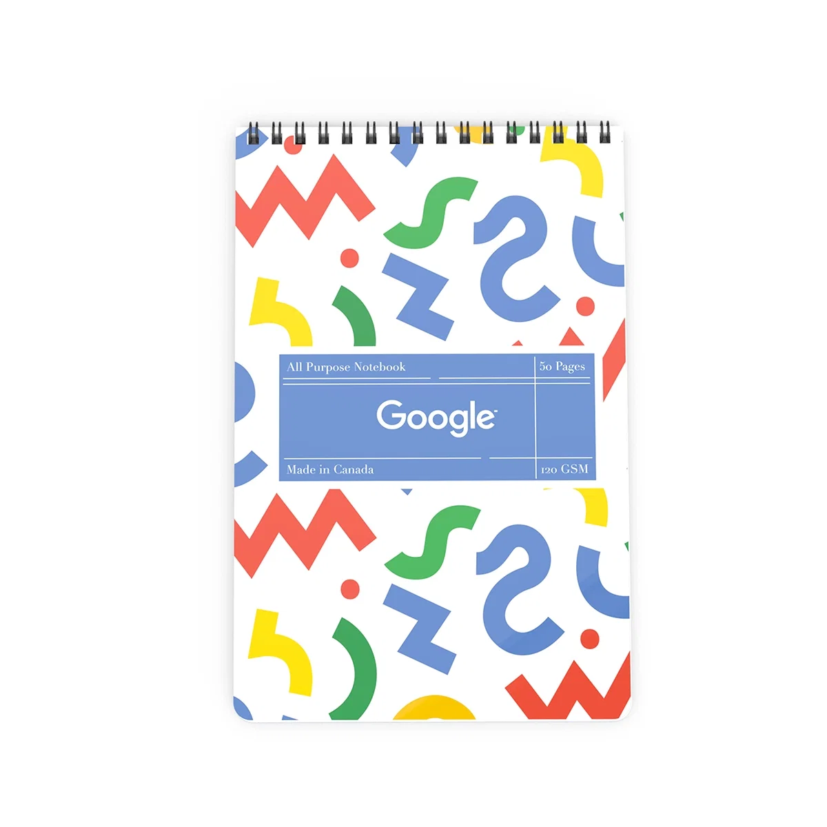 Willow top bound notebook shown closed with a blank white cover