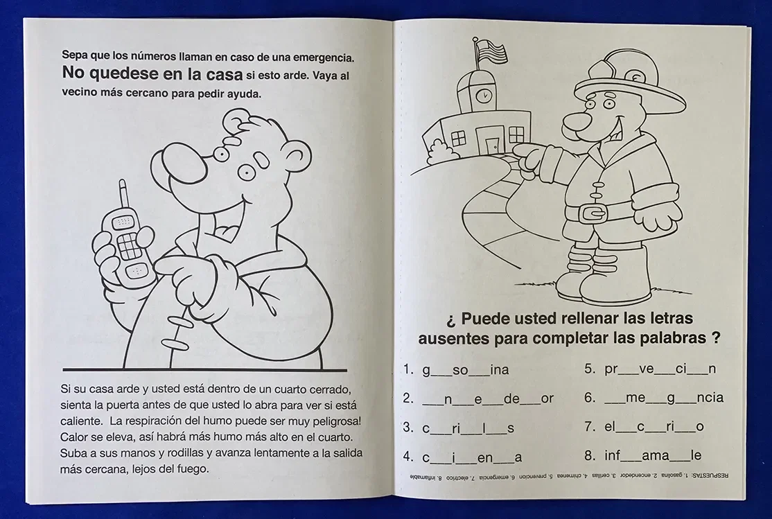 Practice Fire Safety Coloring Book Fun Pack — view 4