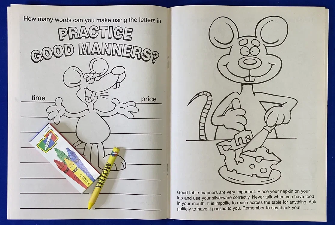 Practice Good Manners Coloring Book — view 3