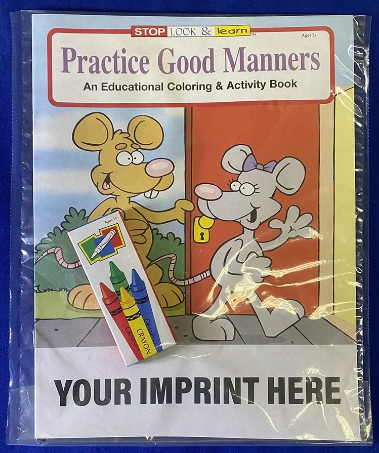 Practice Good Manners Coloring Book — view 4