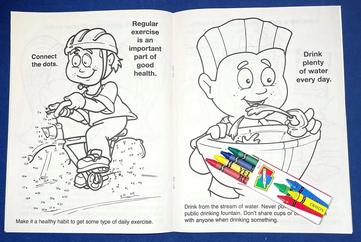 Practice Healthy Habits Coloring Book — view 2