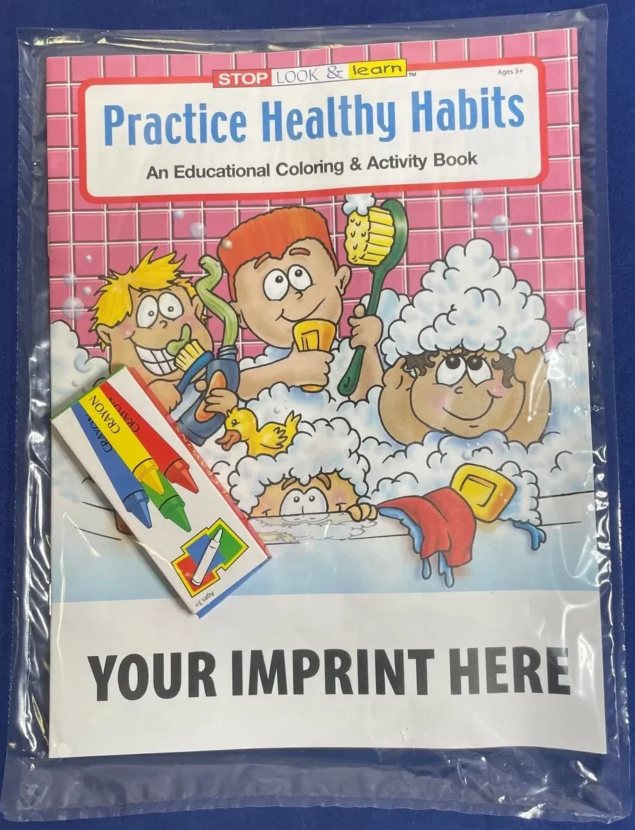 Practice Healthy Habits Coloring Book — view 3