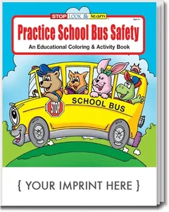 Practice School Bus Safety Coloring Book