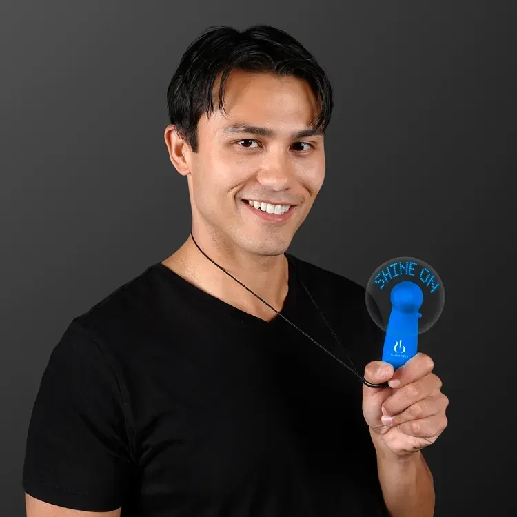 Pre-Programmed Mini Fans with LEDs — view 2