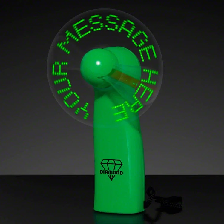 Pre-Programmed Mini Fans with LEDs — view 3