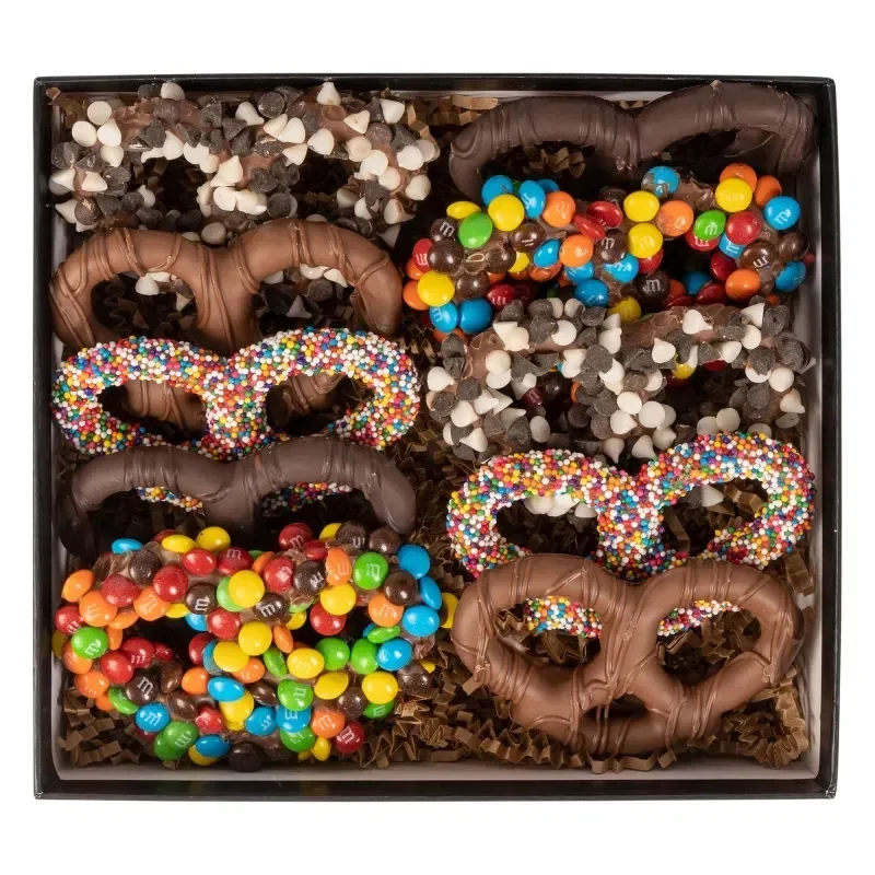 Premier Pretzel Deluxe Gift Box with Full Color Lid — view 4