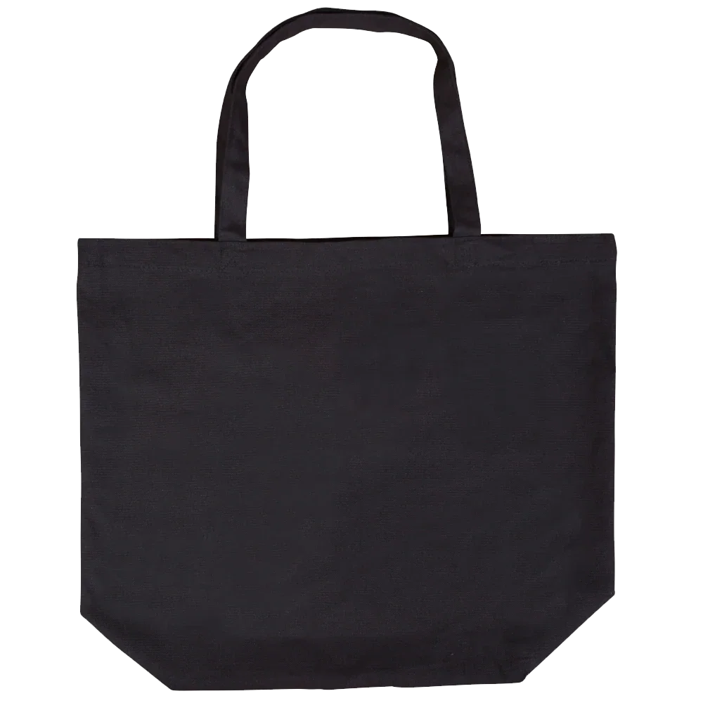 12oz Cotton Canvas Tote Bag: Premium 20" W X 17.5" H — view 2