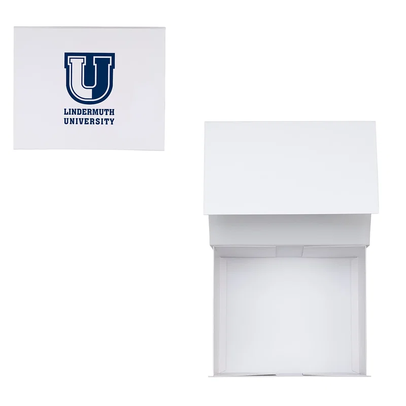 Premium Magnetic Closure Gift Box opened to show the interior lining, small size