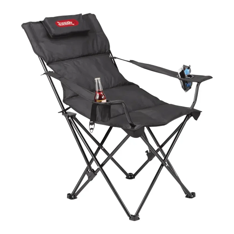 Premium Padded Foldable Outdoor Reclining Camping Chair (400lb Capacity) — view 8